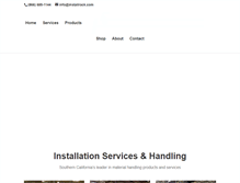 Tablet Screenshot of installrack.com